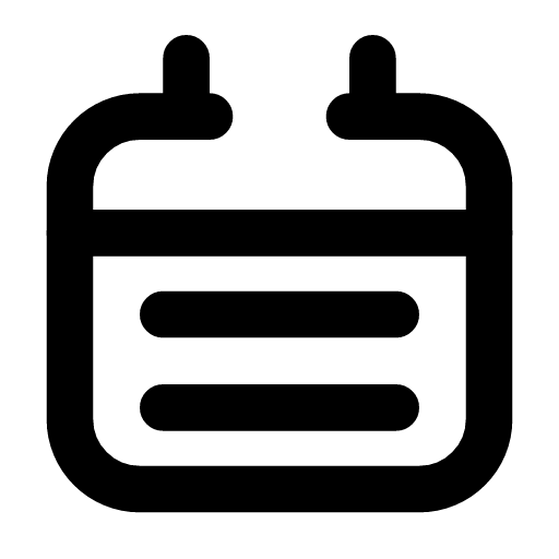 Spend this month icon — The calendar with two weeks' bars — what went out over the month