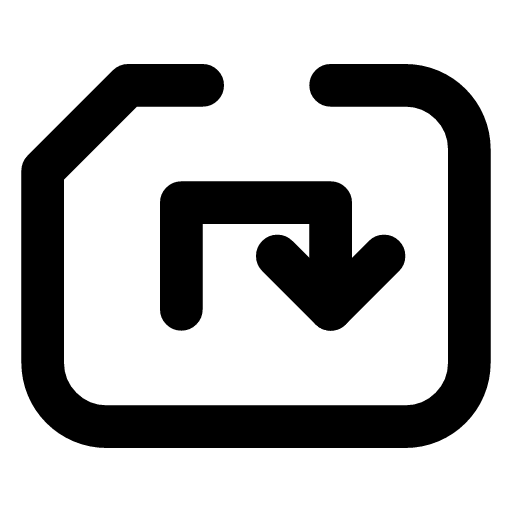 SSRF icon — The wide machine with an arrow that loops back into it — the server made to fetch something for the attacker