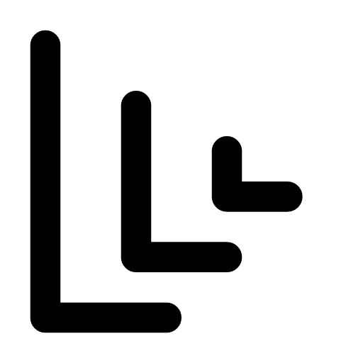 Stack trace icon — A stack trace — which call was inside which when the program crashed