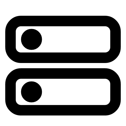 Storage icon — Storage — where data stays when nothing is running, persistent disk at rest