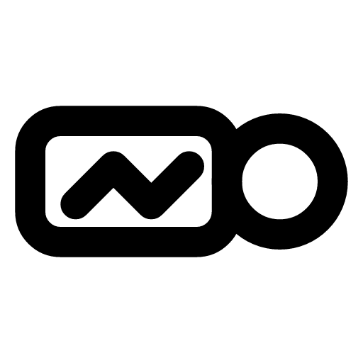Ticker icon — A strip of tape coming off its reel, the price line running along it