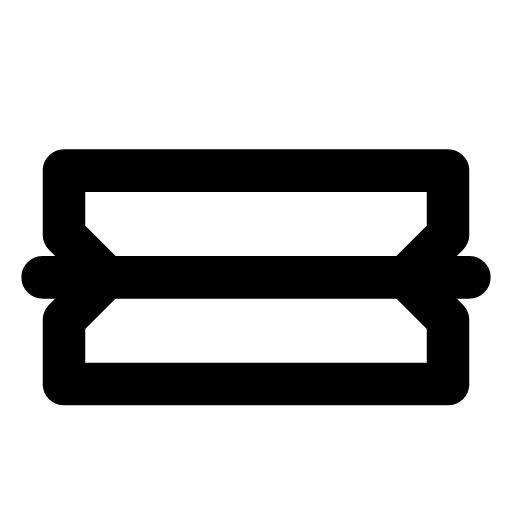 Scan ticket icon — The beam across the ticket