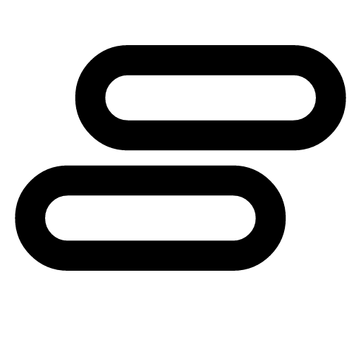 Toast stack icon — Two notification toasts stacked and offset — a queue of transient messages