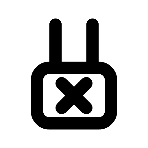 Tool error icon — A tool error — the tool broke instead of answering, an exception
