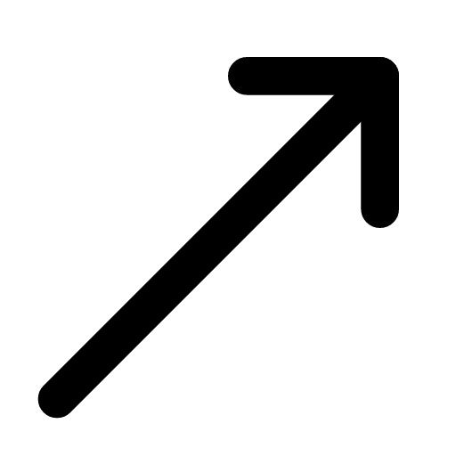 Vector icon — A vector — an arrow with a direction and a magnitude, the basic unit of embeddings and linear algebra