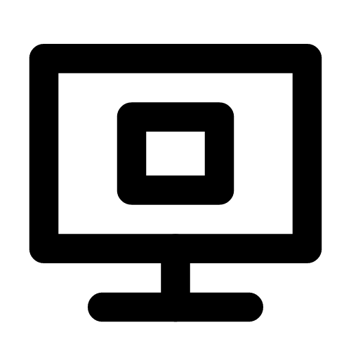 Video game icon — The screen with the sprite on it