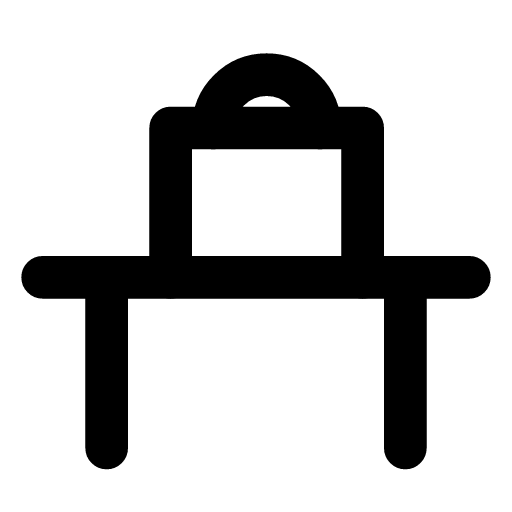 Workshop icon — The bench with the tools on it